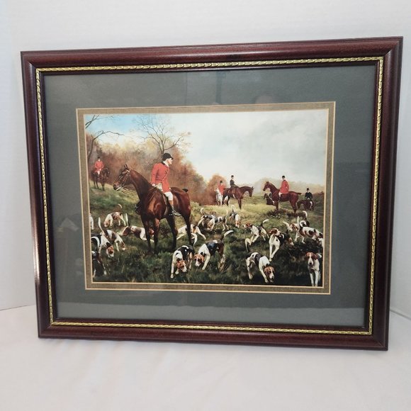 George Rowlandson Fox Hut Framed Print 18.5" H x 22" L x 2" W - Picture 1 of 5